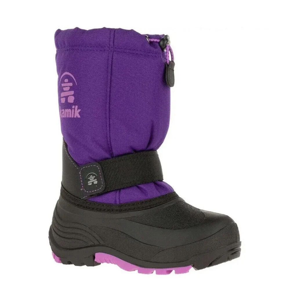 NIB Kamik Rocket Winter Boot - Girls' Size 6 Youth Purple Junior